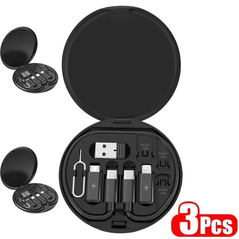 60W Multi USB Type C Charging Adapter Cable Kit - Loja Manuel Coelho