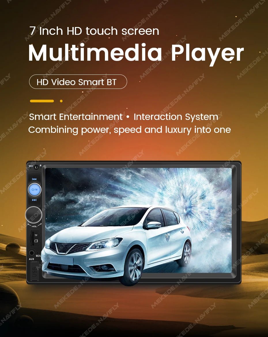 Navifly ND1 2 din Car Radio 7" HD Touch Screen Autoradio Multimedia Player Universal | Loja Manuel Coelho