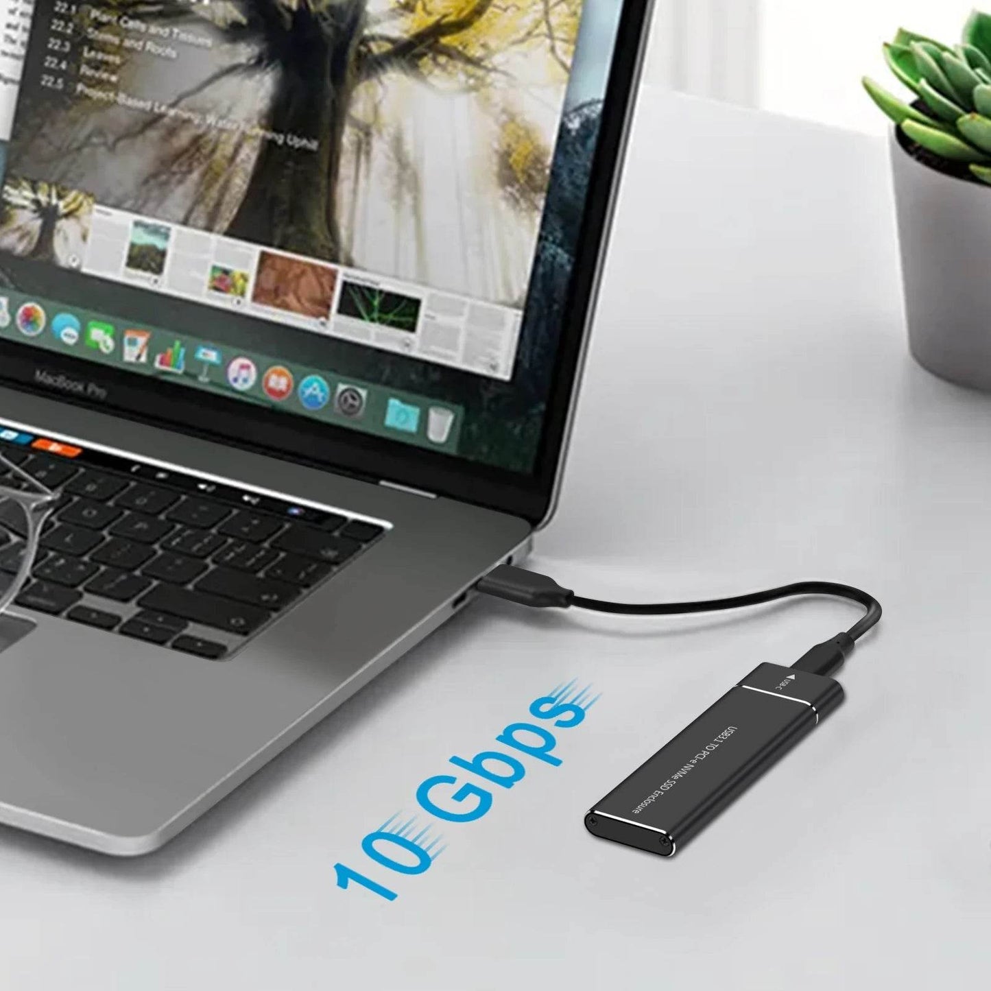 NEW M.2 NVMe SSD Enclosure Adapter 10Gbps USB C - Loja Manuel Coelho