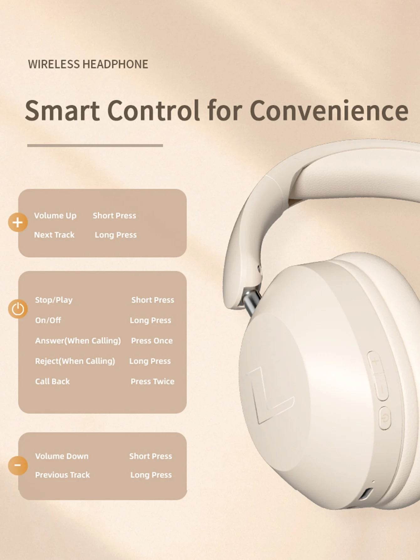 High-Quality Over-Ear Bluetooth Headphones - Loja Manuel Coelho
