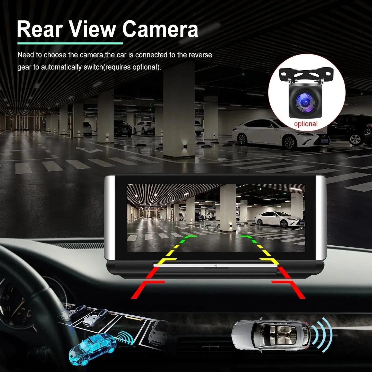Podofo 6.86"Car Monitor Carplay Android Auto Screen Portable | Loja Manuel Coelho