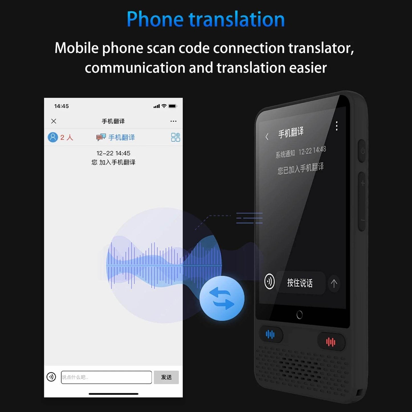 Portable Language Translator Device S85 - 138 Languages - Loja Manuel Coelho