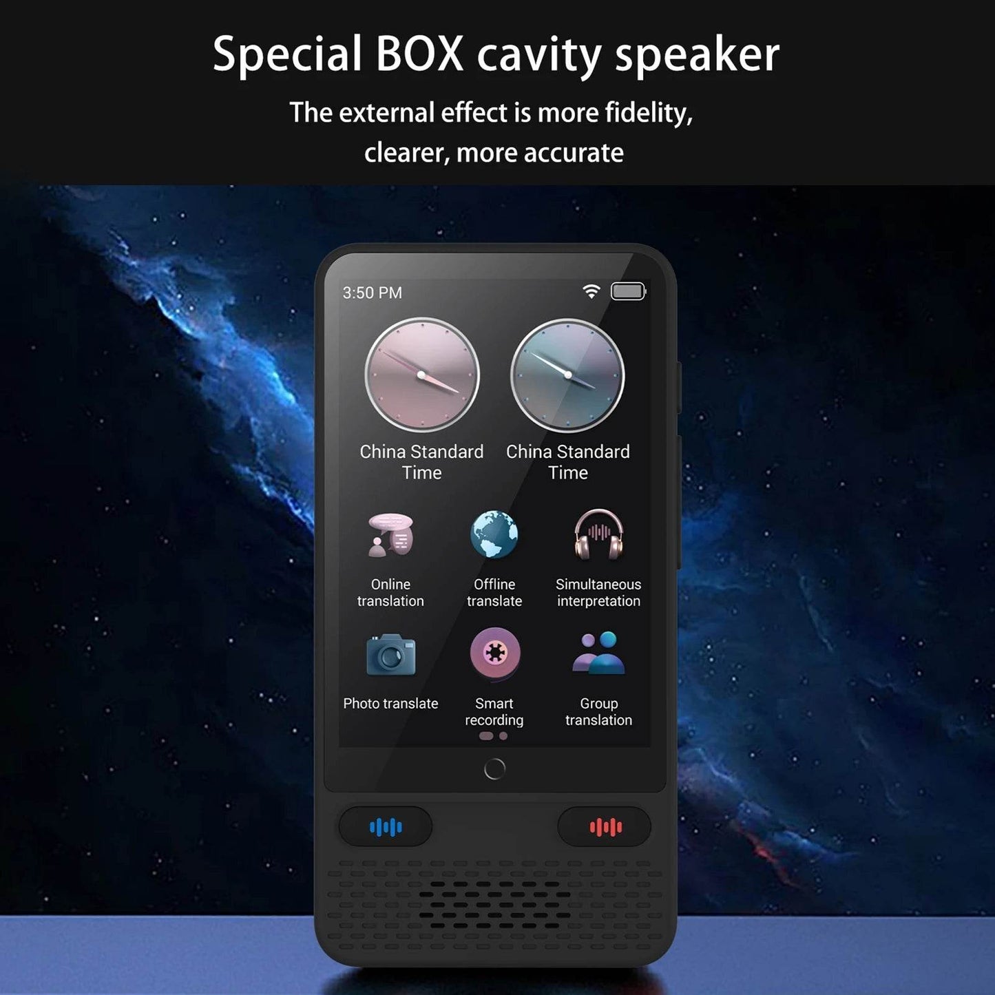 Portable Language Translator Device S85 - 138 Languages - Loja Manuel Coelho