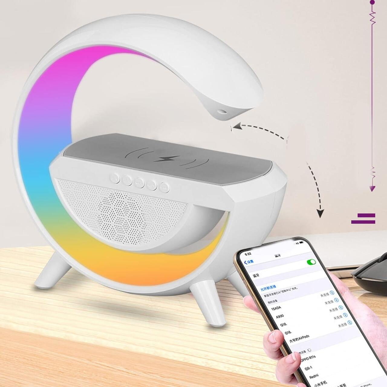 Lámpara G coluna de som com WIFI