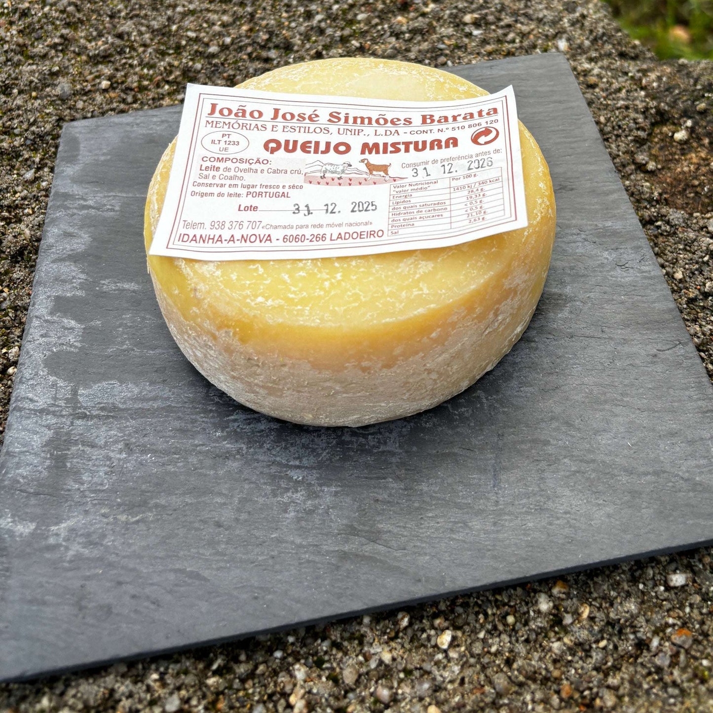 Artisanal Mixed Sheep and Goat Cheese - João Barata Ladoeiro – authentic Portuguese food
