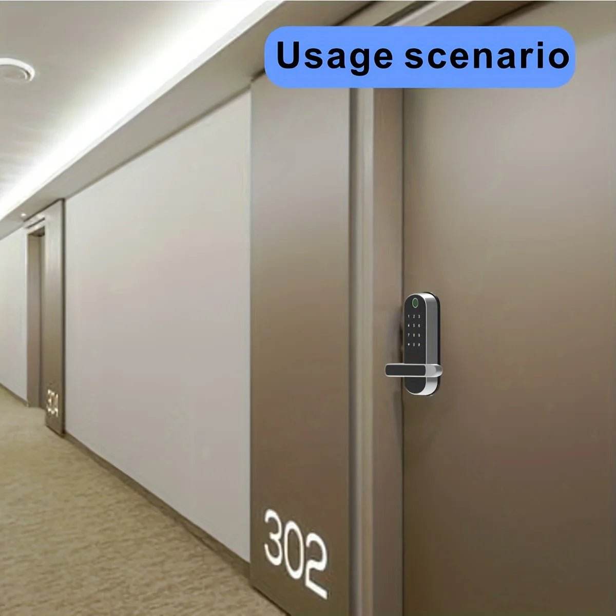 Smart Fingerprint Door Lock - App Remote Control - Loja Manuel Coelho