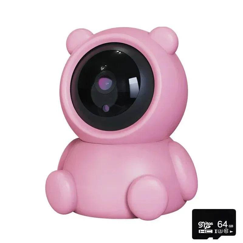 Smart Home Baby Security Monitor WiFi IP Camera – Cartoon Bear Design - Loja Manuel Coelho