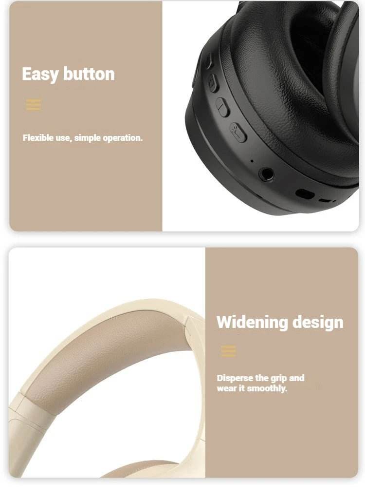 Subwoofer Gaming Wireless Bluetooth Headphones Over Ear HIFI Stereo - Loja Manuel Coelho