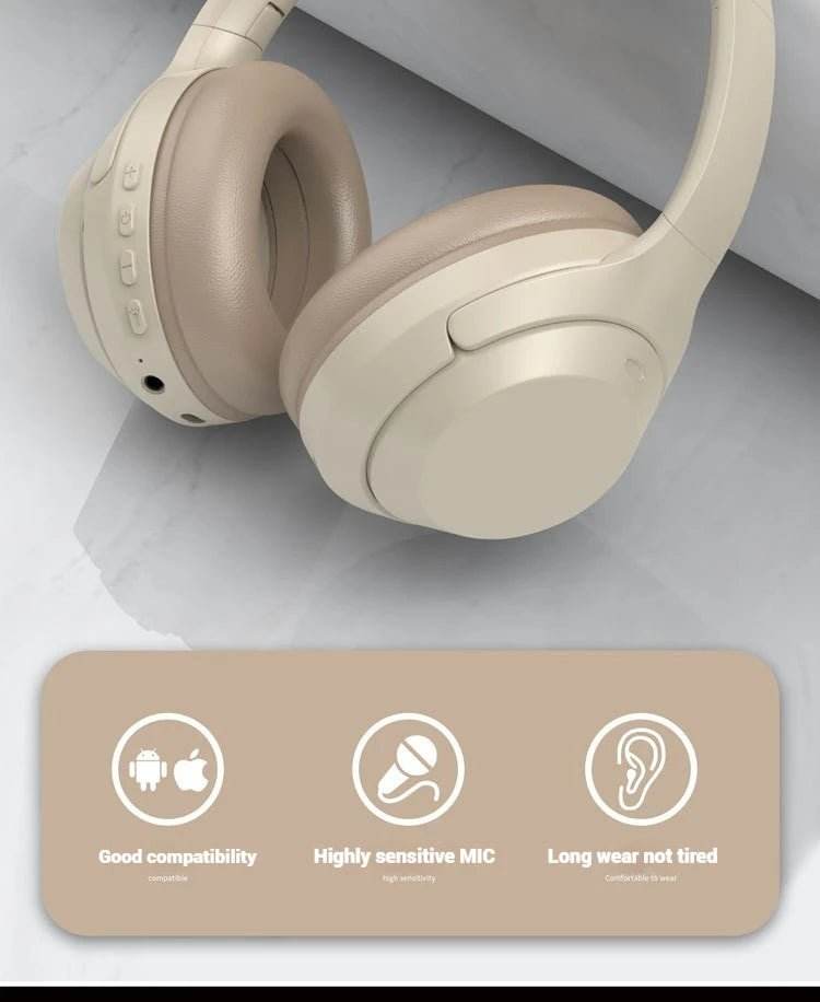 Subwoofer Gaming Wireless Bluetooth Headphones Over Ear HIFI Stereo - Loja Manuel Coelho