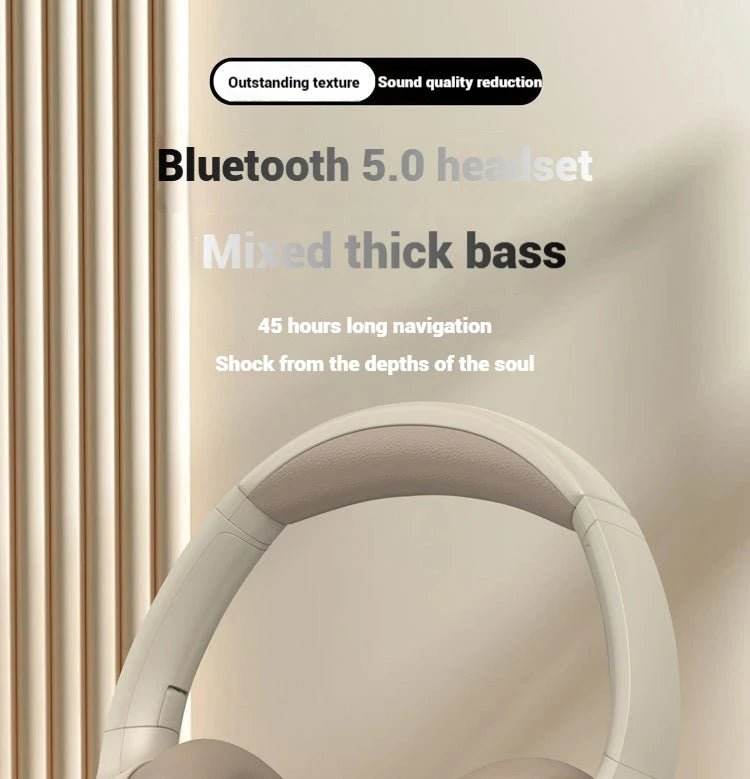 Subwoofer Gaming Wireless Bluetooth Headphones Over Ear HIFI Stereo - Loja Manuel Coelho