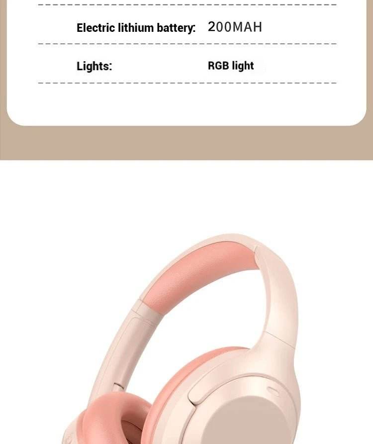 Subwoofer Gaming Wireless Bluetooth Headphones Over Ear HIFI Stereo - Loja Manuel Coelho