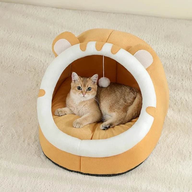 Super Cat Bed Warm Pet House Kitten Cave Cushion House Warm - Loja Manuel Coelho