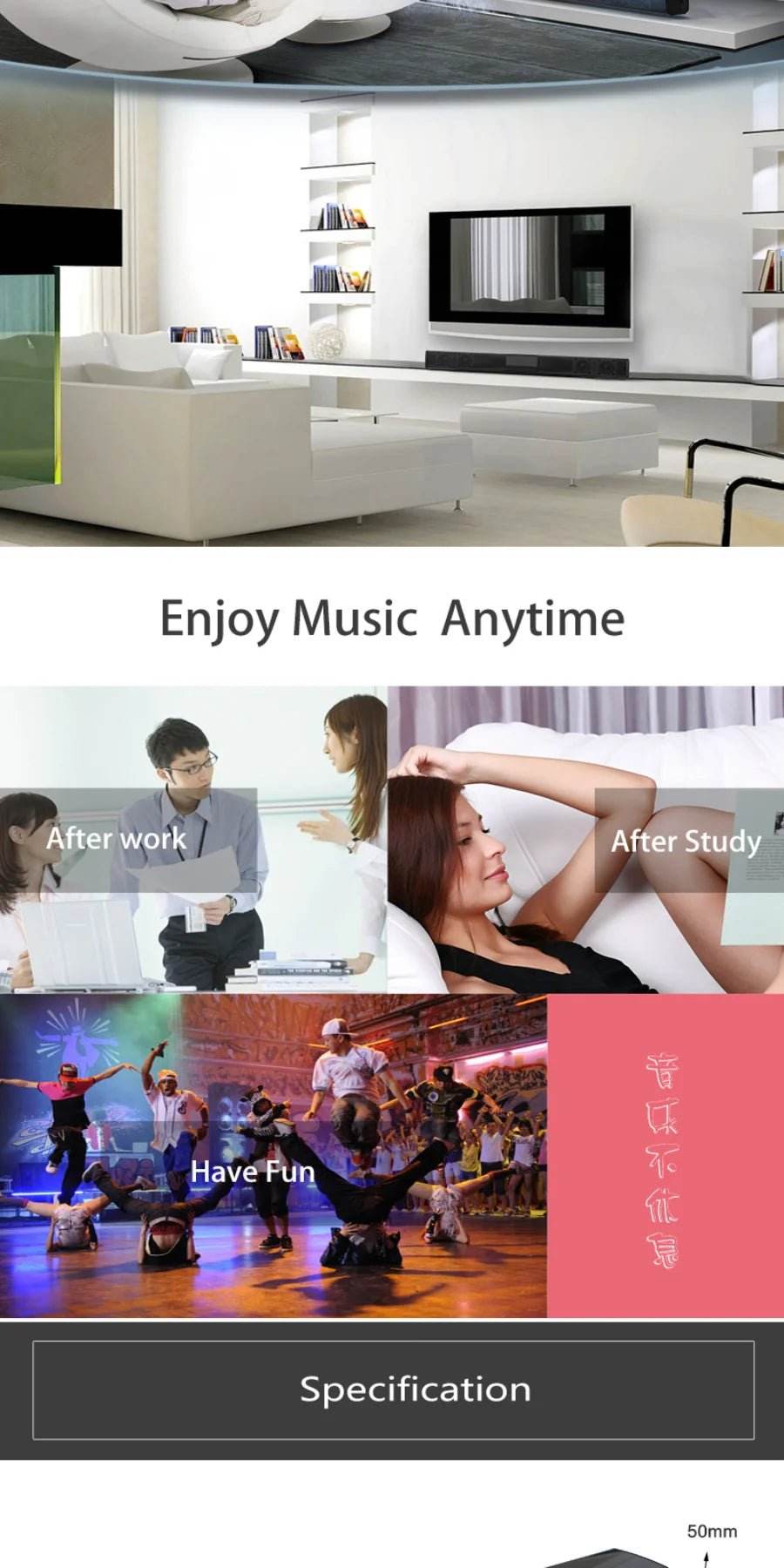 Bluetooth Sound Bar for Home Theater | 3 Channel Speakers - Loja Manuel Coelho