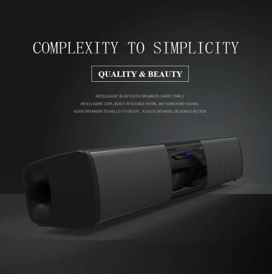 Bluetooth Sound Bar for Home Theater | 3 Channel Speakers - Loja Manuel Coelho