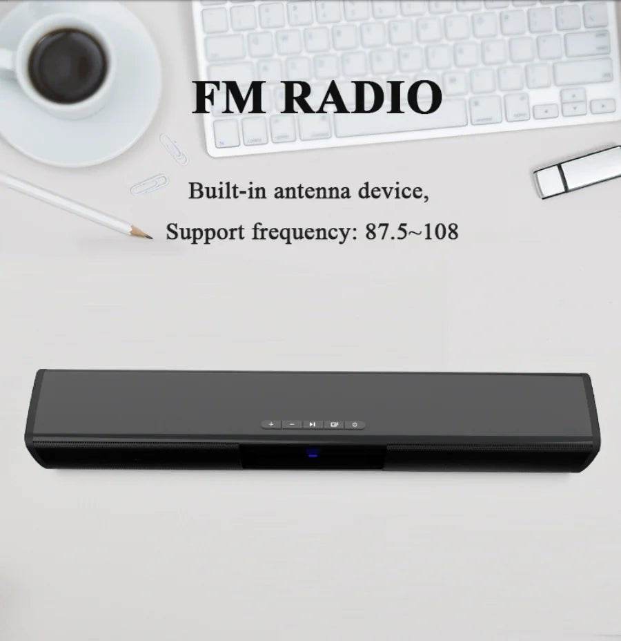 Bluetooth Sound Bar for Home Theater | 3 Channel Speakers - Loja Manuel Coelho