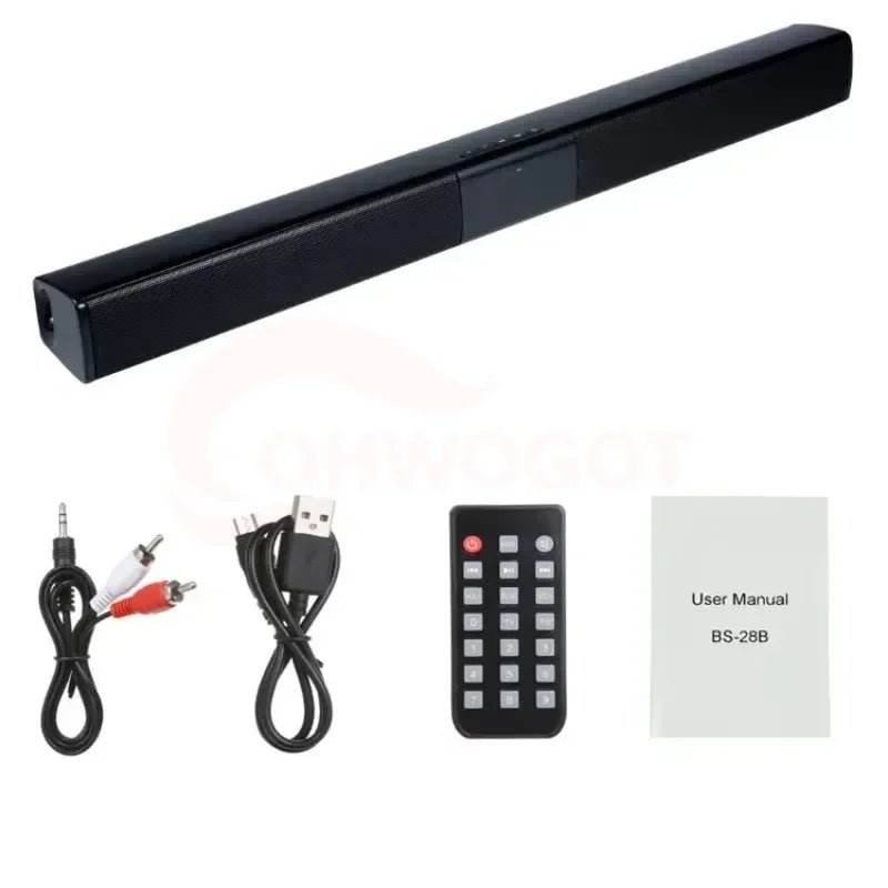 Bluetooth Sound Bar for Home Theater | 3 Channel Speakers - Loja Manuel Coelho