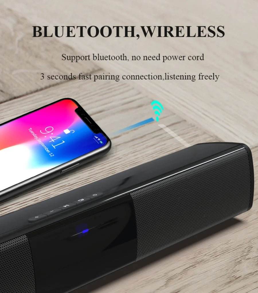 Bluetooth Sound Bar for Home Theater | 3 Channel Speakers - Loja Manuel Coelho