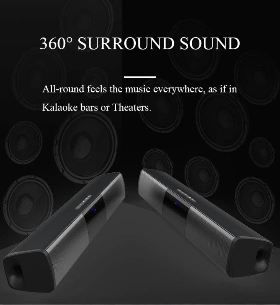 Bluetooth Sound Bar for Home Theater | 3 Channel Speakers - Loja Manuel Coelho