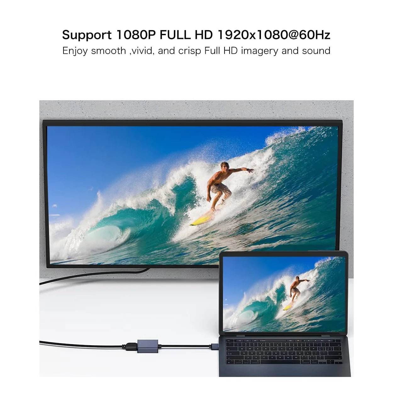 USB 3.0 to HDMI Adapter - 1080P Converter Cable - Loja Manuel Coelho