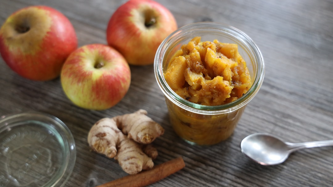 organic quince jelly with cinnamon