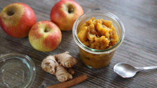 organic quince jelly with cinnamon
