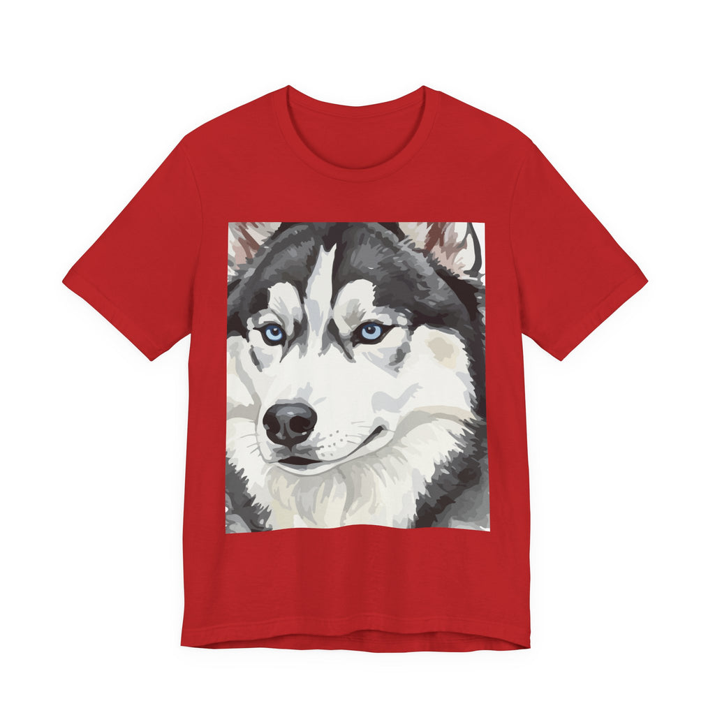 Husky Print Tee | Dog Lover Gift, Casual Wear, Birthday Present