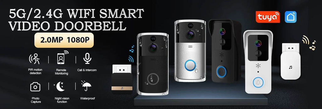 1080P WIFI Video Doorbell - Smart Wireless Security - Loja Manuel Coelho