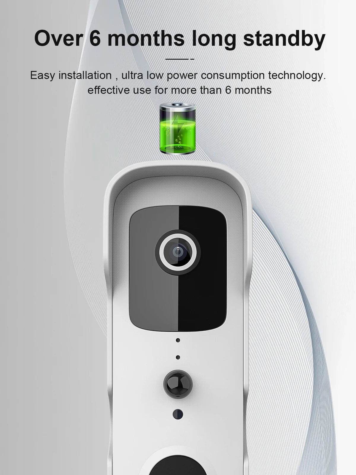 1080P WIFI Video Doorbell - Smart Wireless Security - Loja Manuel Coelho