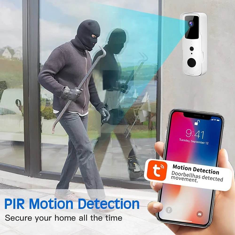 1080P WIFI Video Doorbell - Smart Wireless Security - Loja Manuel Coelho