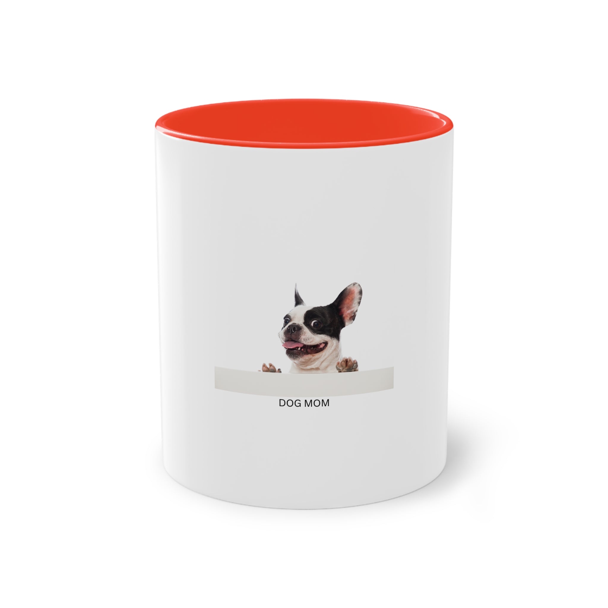 Caneca de café bicolor para mãe de cão, presente para amantes de animais de estimação