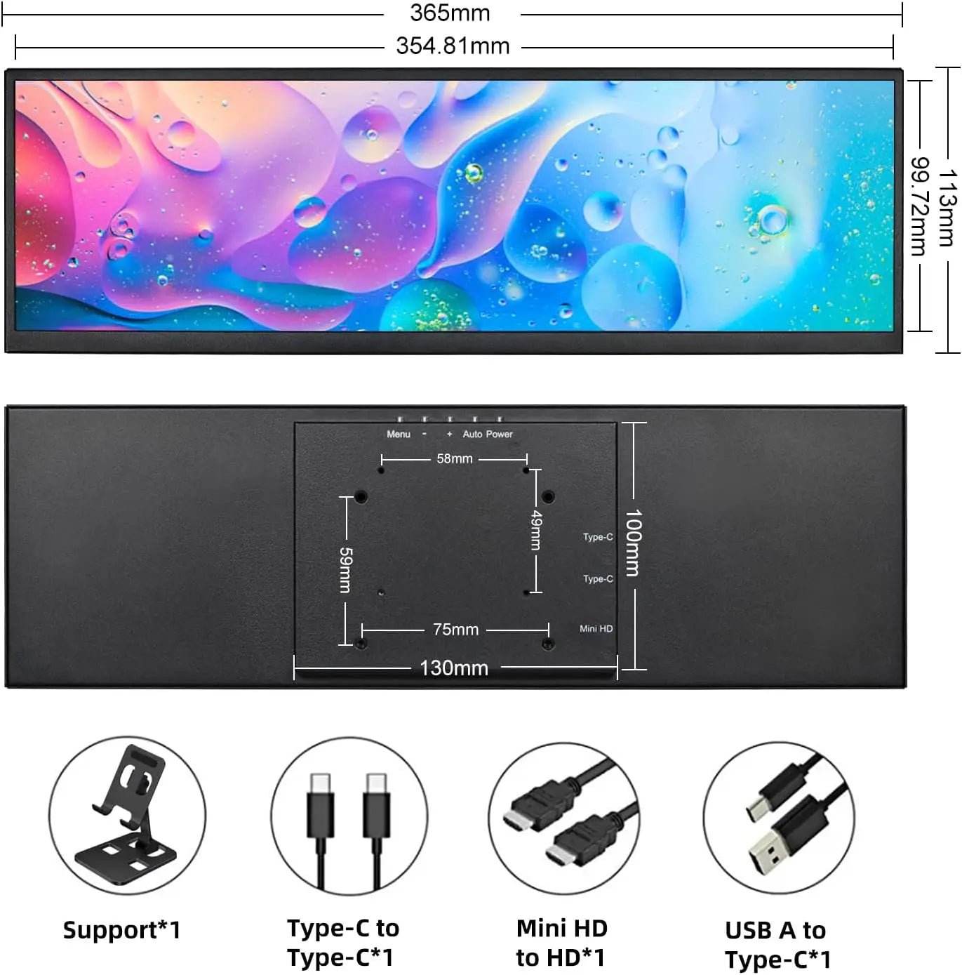 Portable 12.3/14.5 Inch Touch Monitor for PC - Loja Manuel Coelho