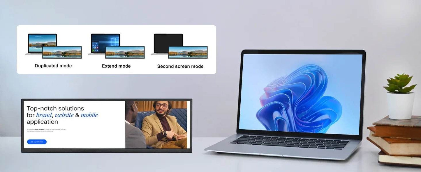 Portable 12.3/14.5 Inch Touch Monitor for PC - Loja Manuel Coelho