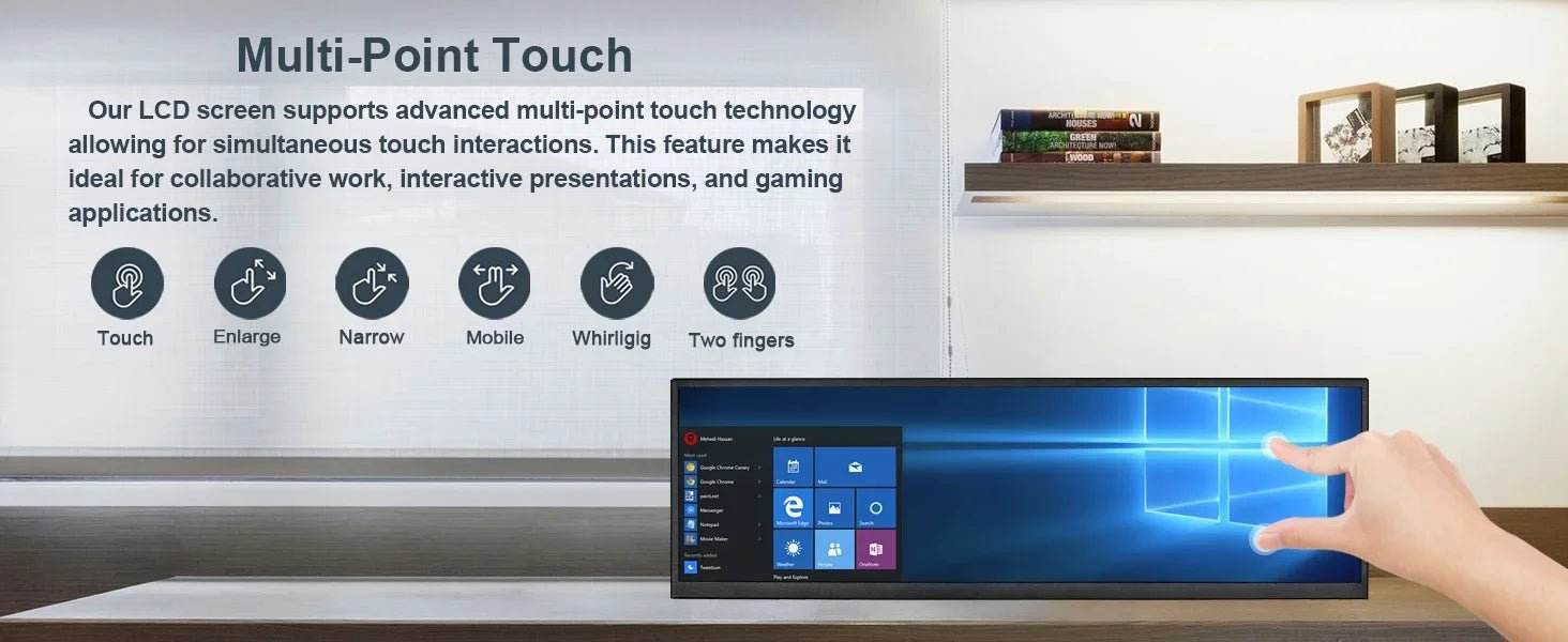 Portable 12.3/14.5 Inch Touch Monitor for PC - Loja Manuel Coelho