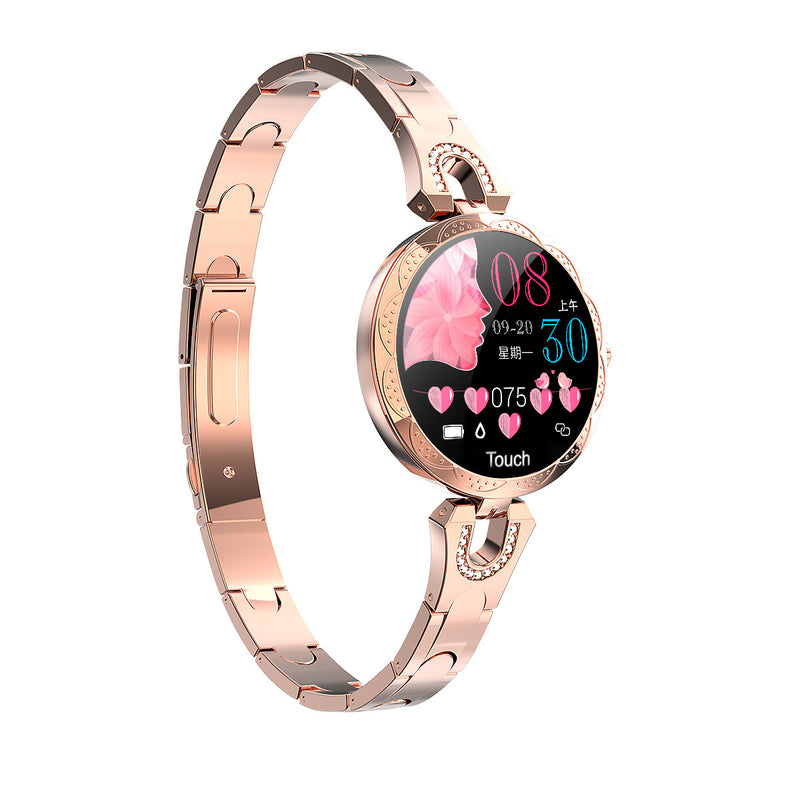 Fashion Women's Smart Watch Waterproof Wearable Device Heart Rate Monitor