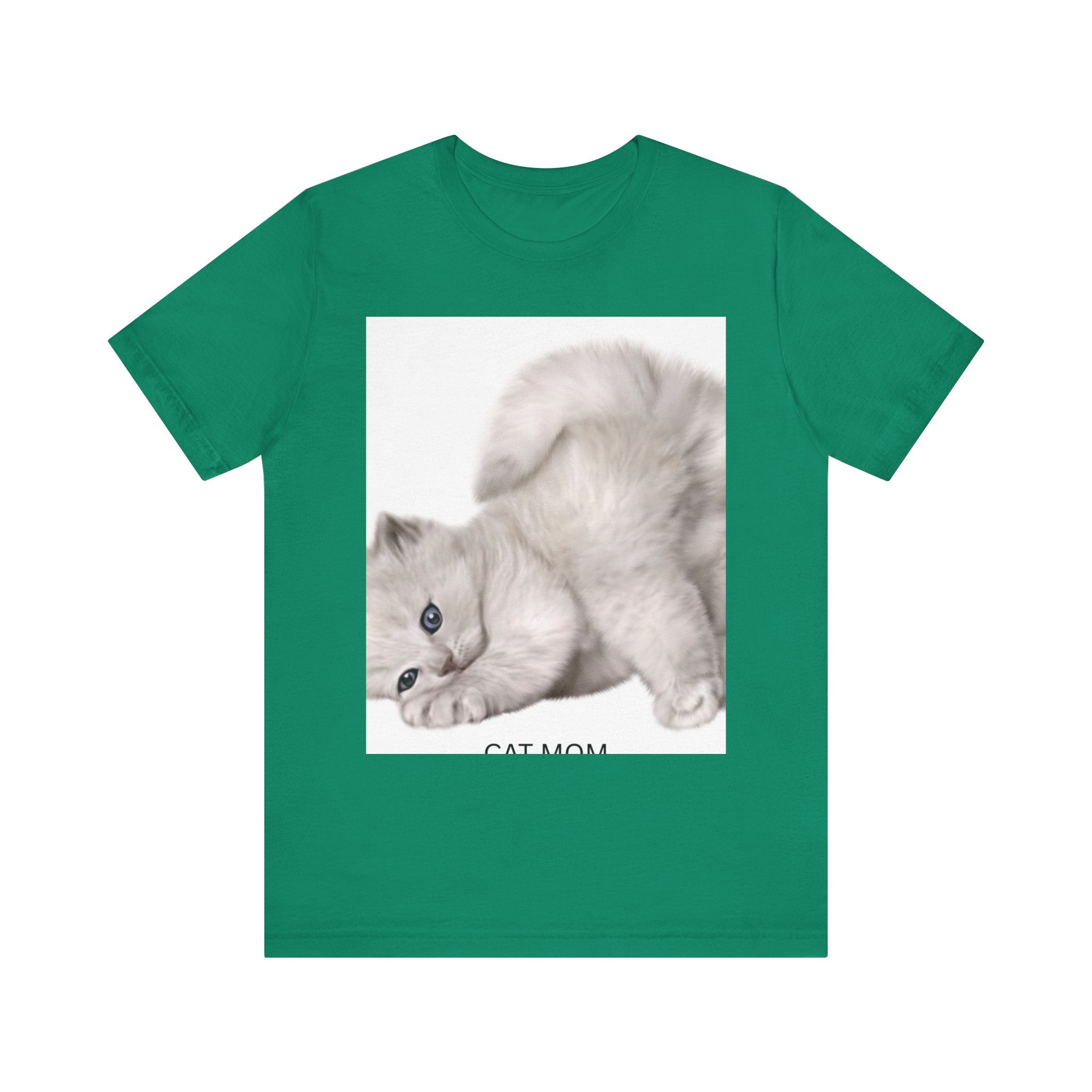 T-shirt fofa de mãe de gato, t-shirt confortável para amantes de gatos, presente para donos de gatos