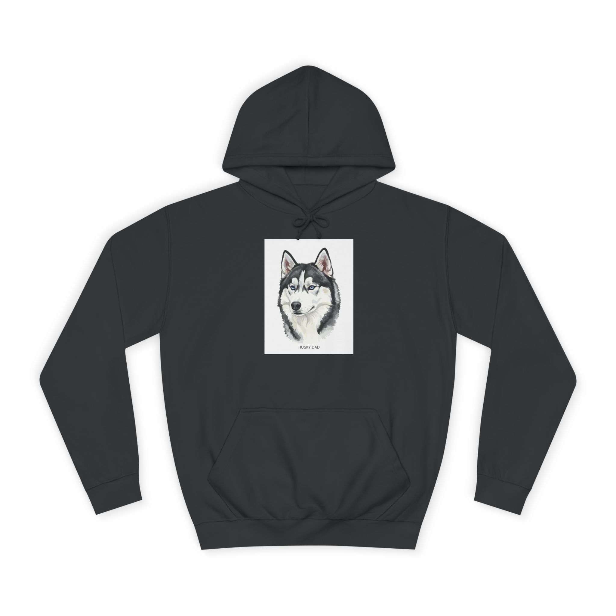 Sweatshirt com capuz universitário Siberian Husky, unissexo