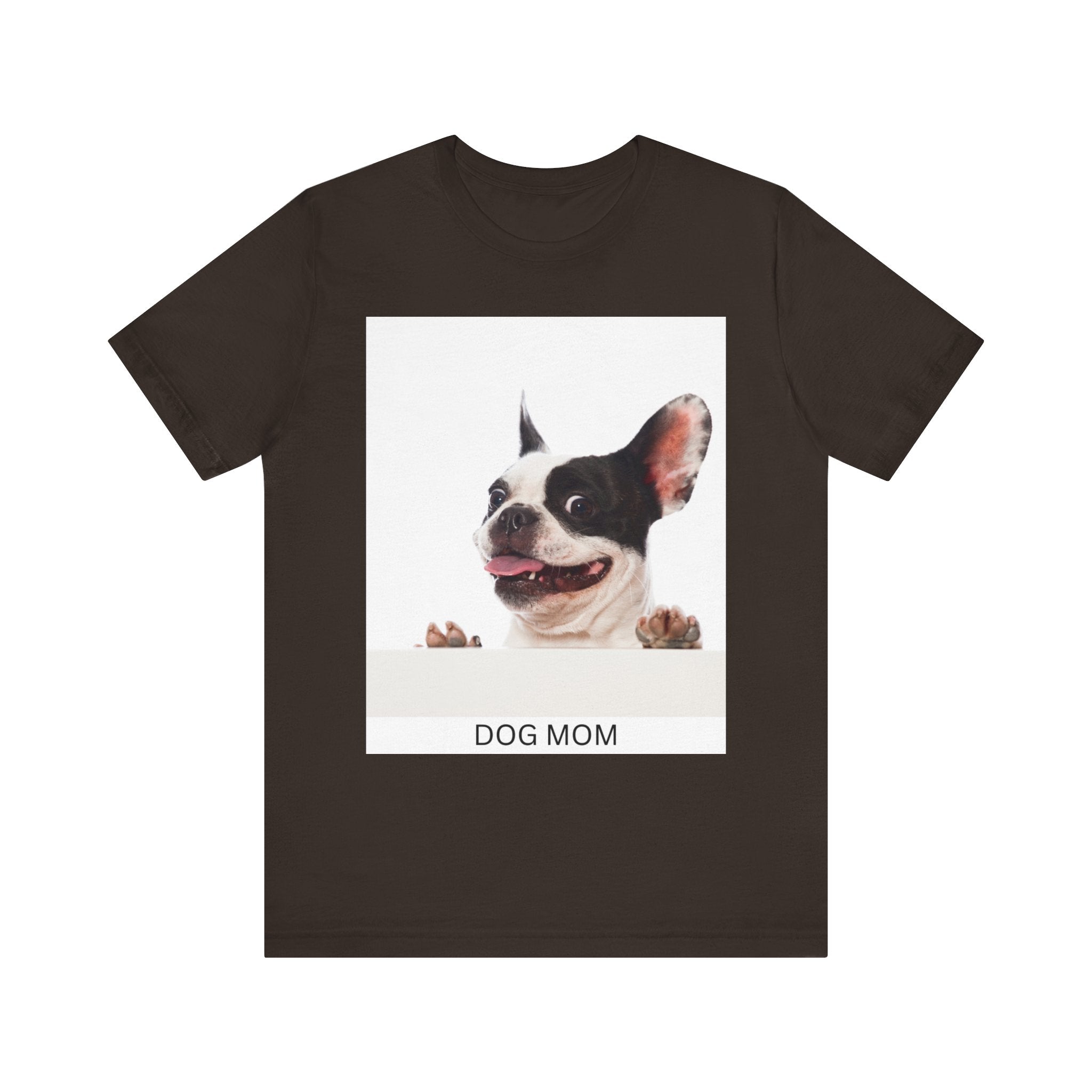 T-shirt unissexo Dog Mom, presente perfeito para amantes de animais de estimação, roupa para amantes de animais