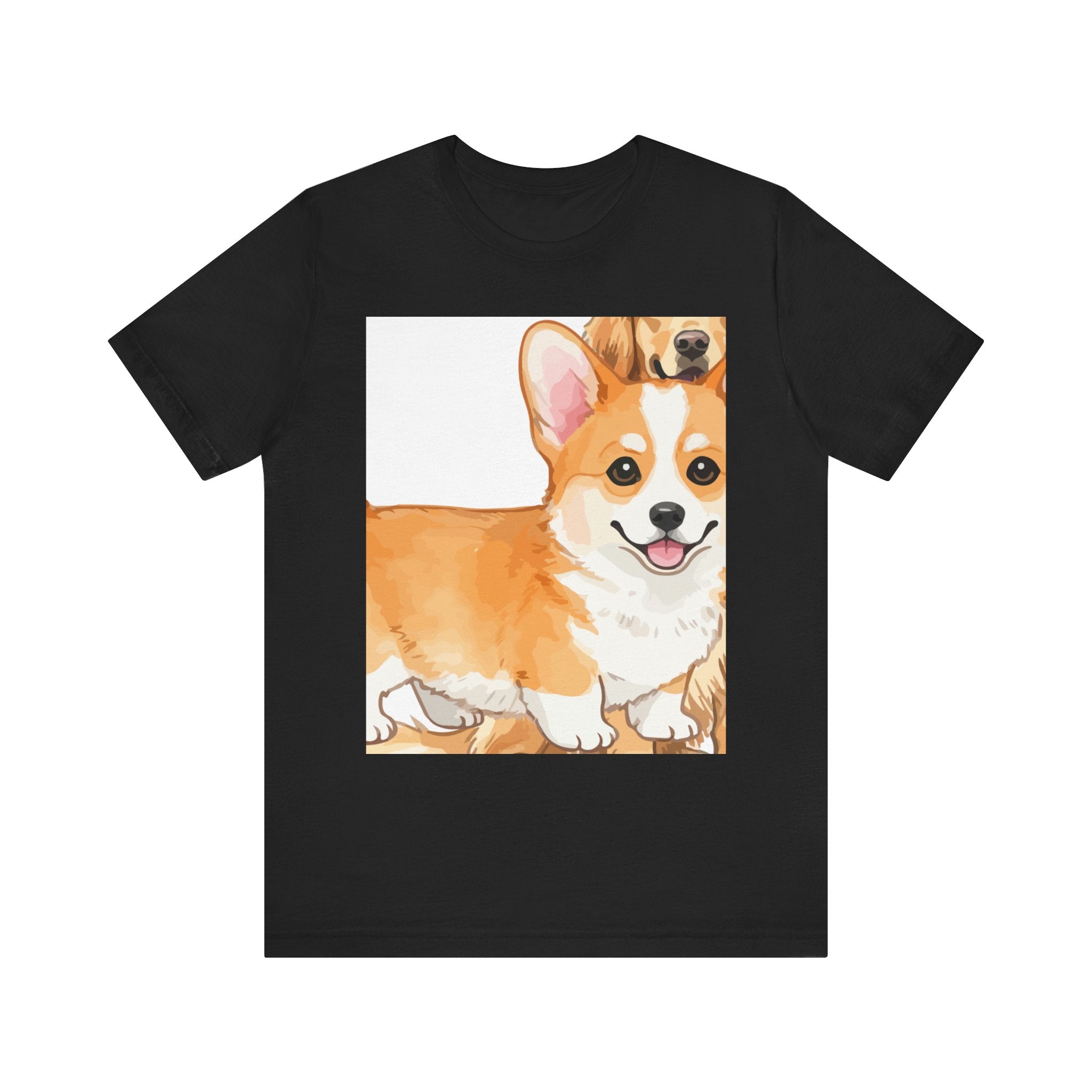 T-shirt unissexo de manga curta Corgi Love para amantes de cães