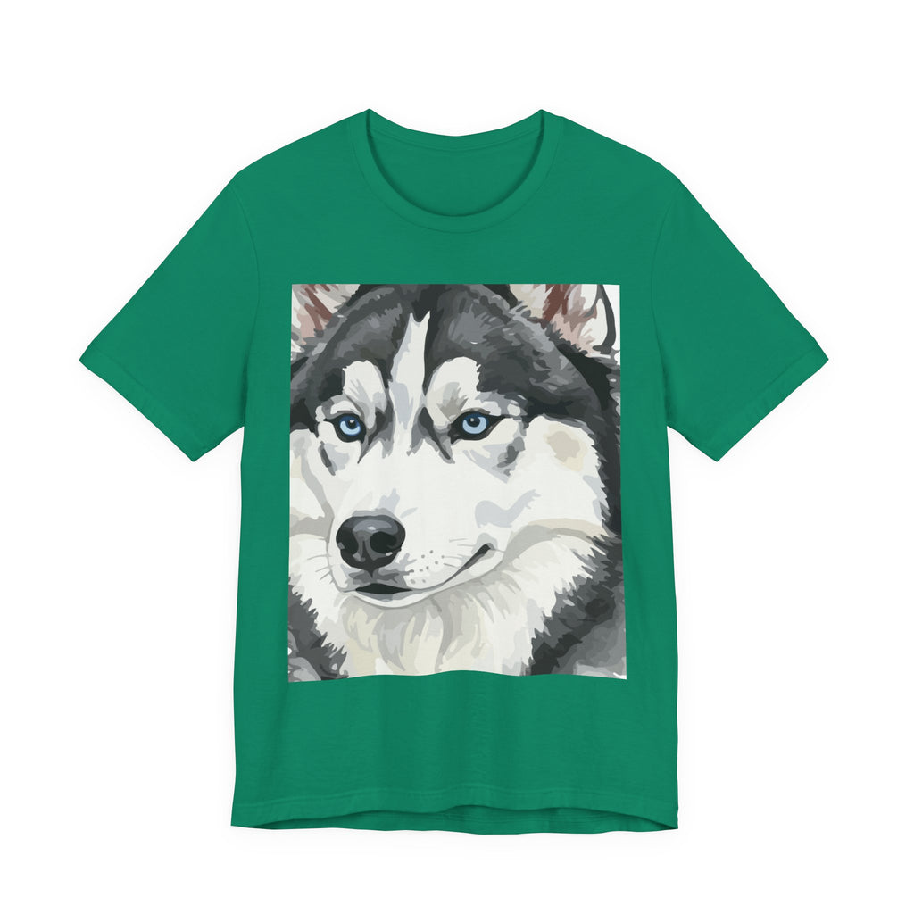 Husky Print Tee | Dog Lover Gift, Casual Wear, Birthday Present