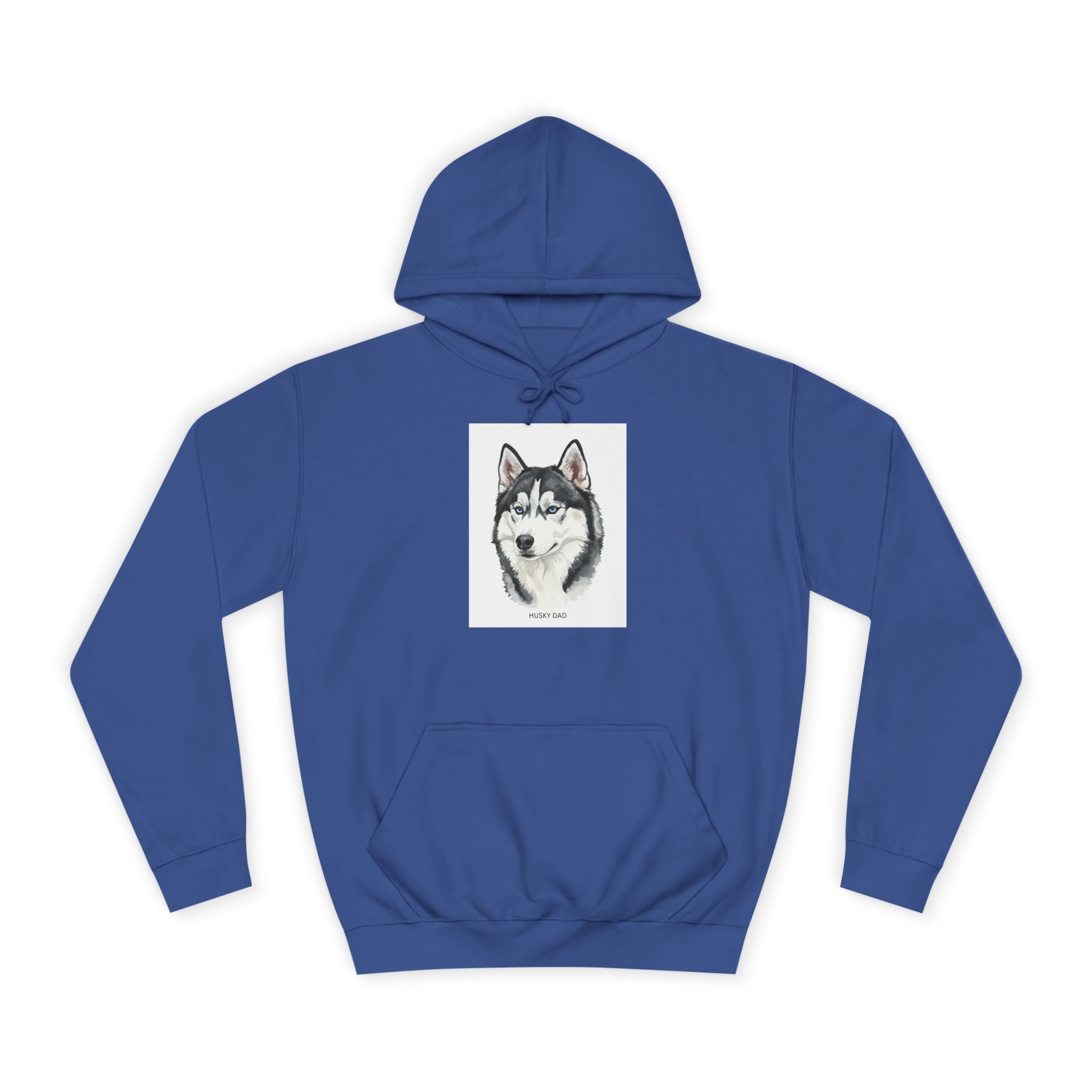 Sweatshirt com capuz universitário Siberian Husky, unissexo