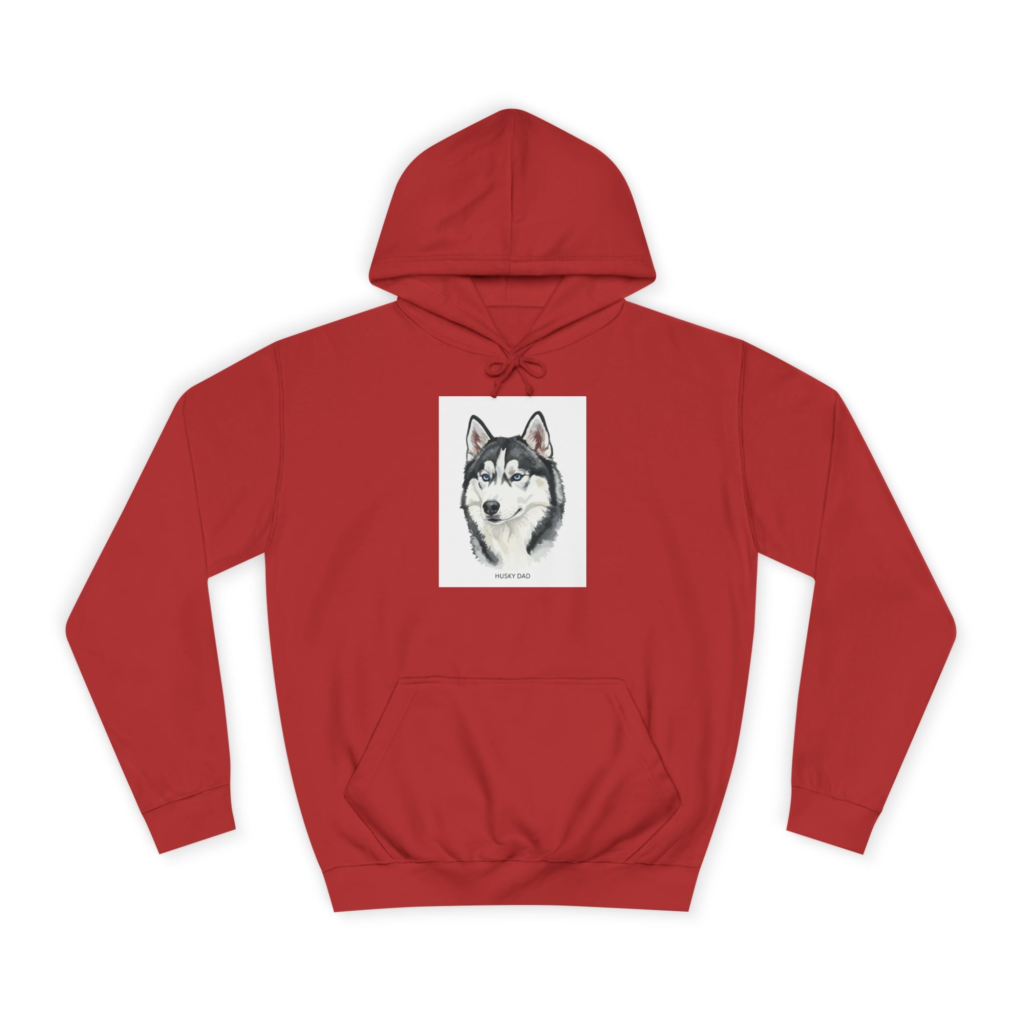 Sweatshirt com capuz universitário Siberian Husky, unissexo