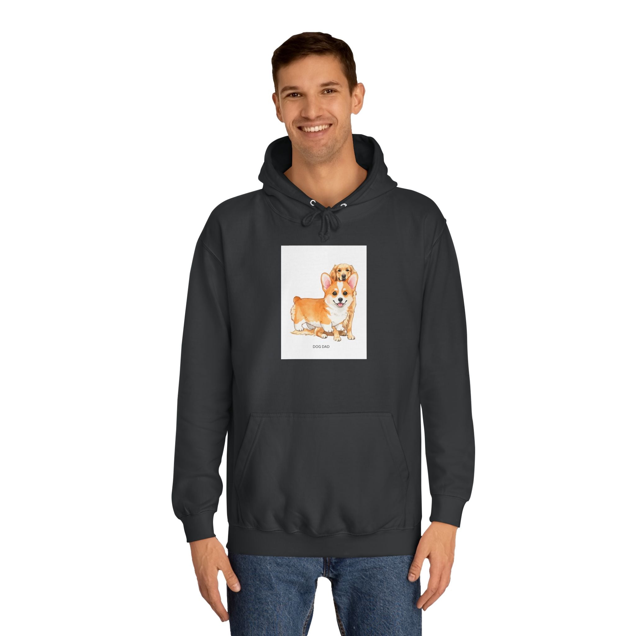Sweatshirt com capuz para amantes de cães
