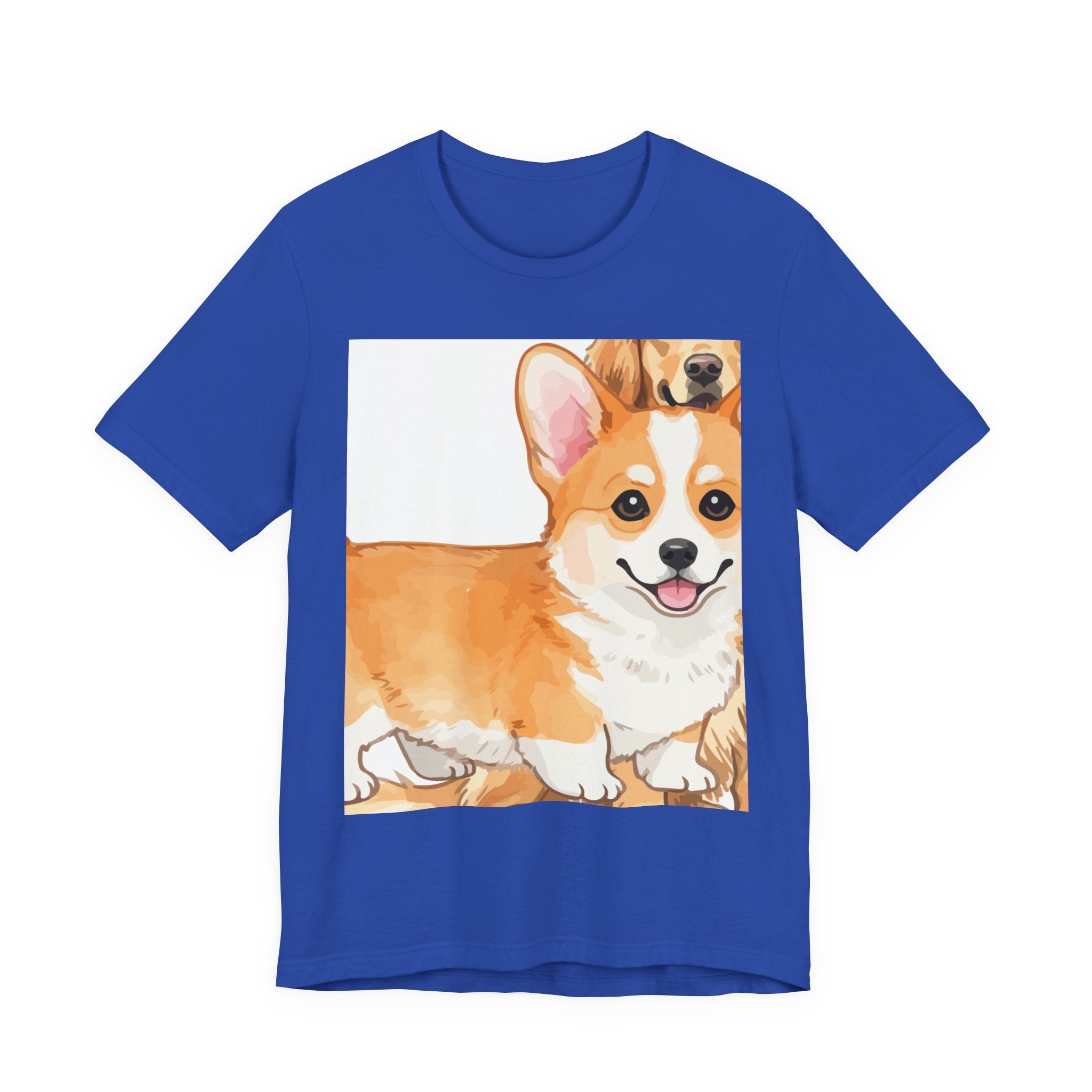 T-shirt unissexo de manga curta Corgi Love para amantes de cães