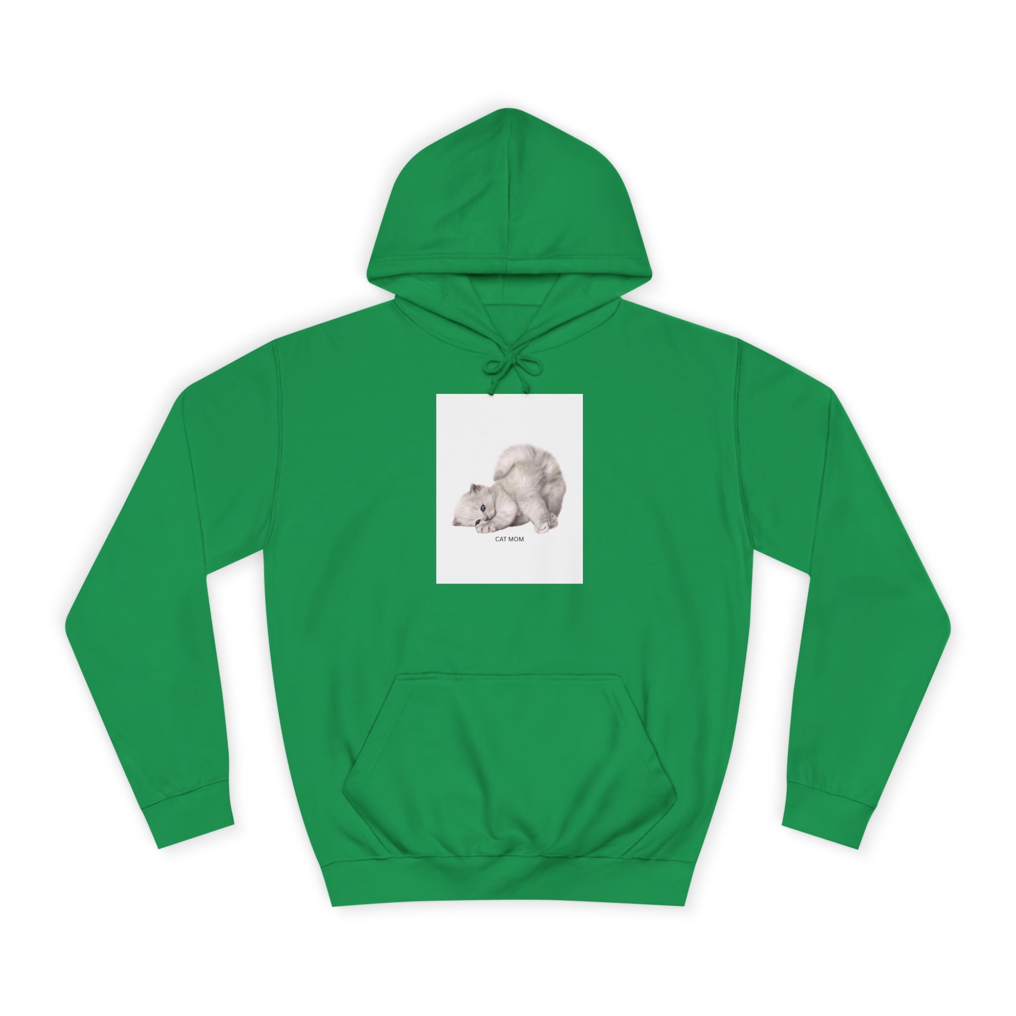 Sweatshirt com capuz unissexo com estampa de animais fofos e moderna