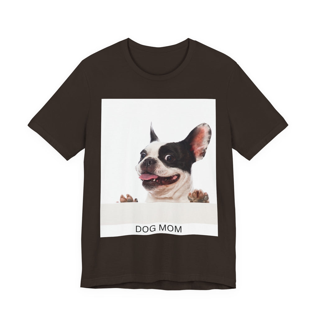 T-shirt unissexo Dog Mom, presente perfeito para amantes de animais de estimação, roupa para amantes de animais