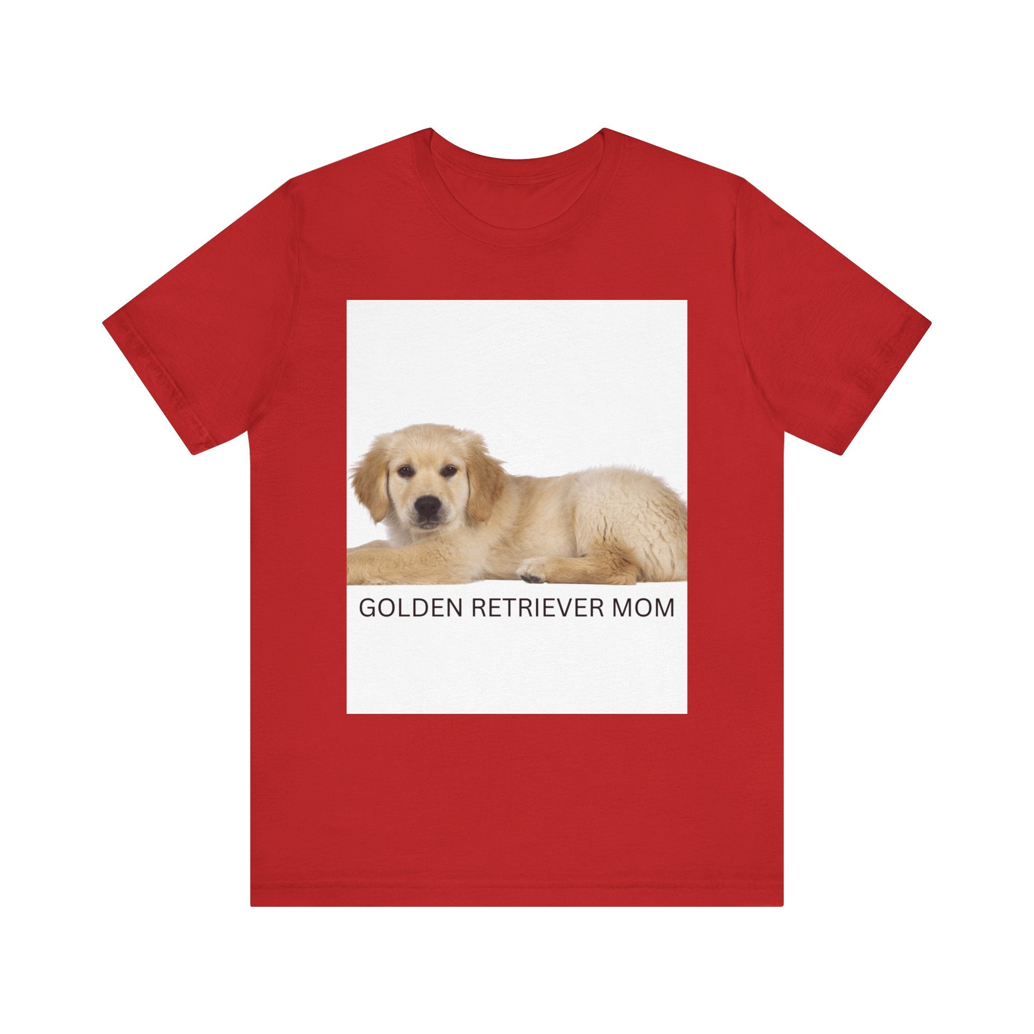 T-shirt Golden Retriever Mom - Presente perfeito para os amantes de cães