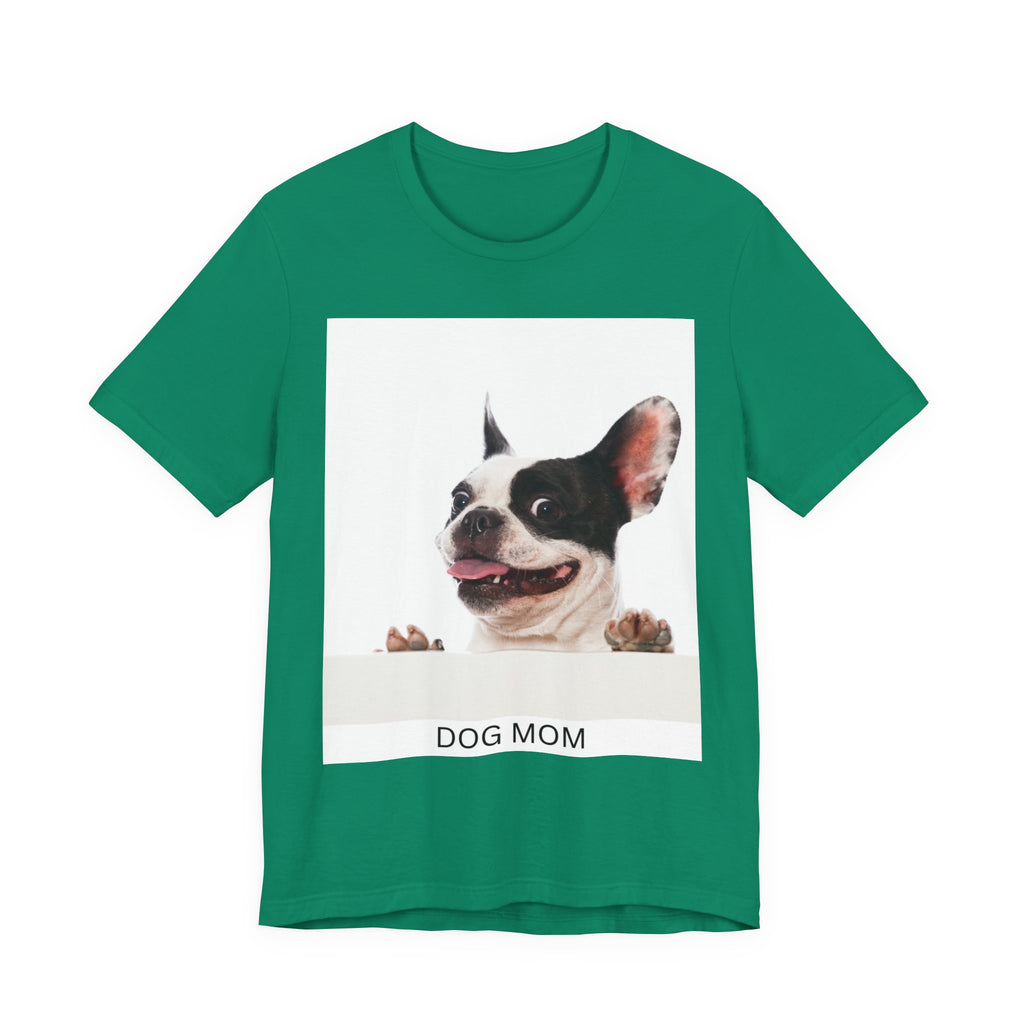 T-shirt unissexo Dog Mom, presente perfeito para amantes de animais de estimação, roupa para amantes de animais