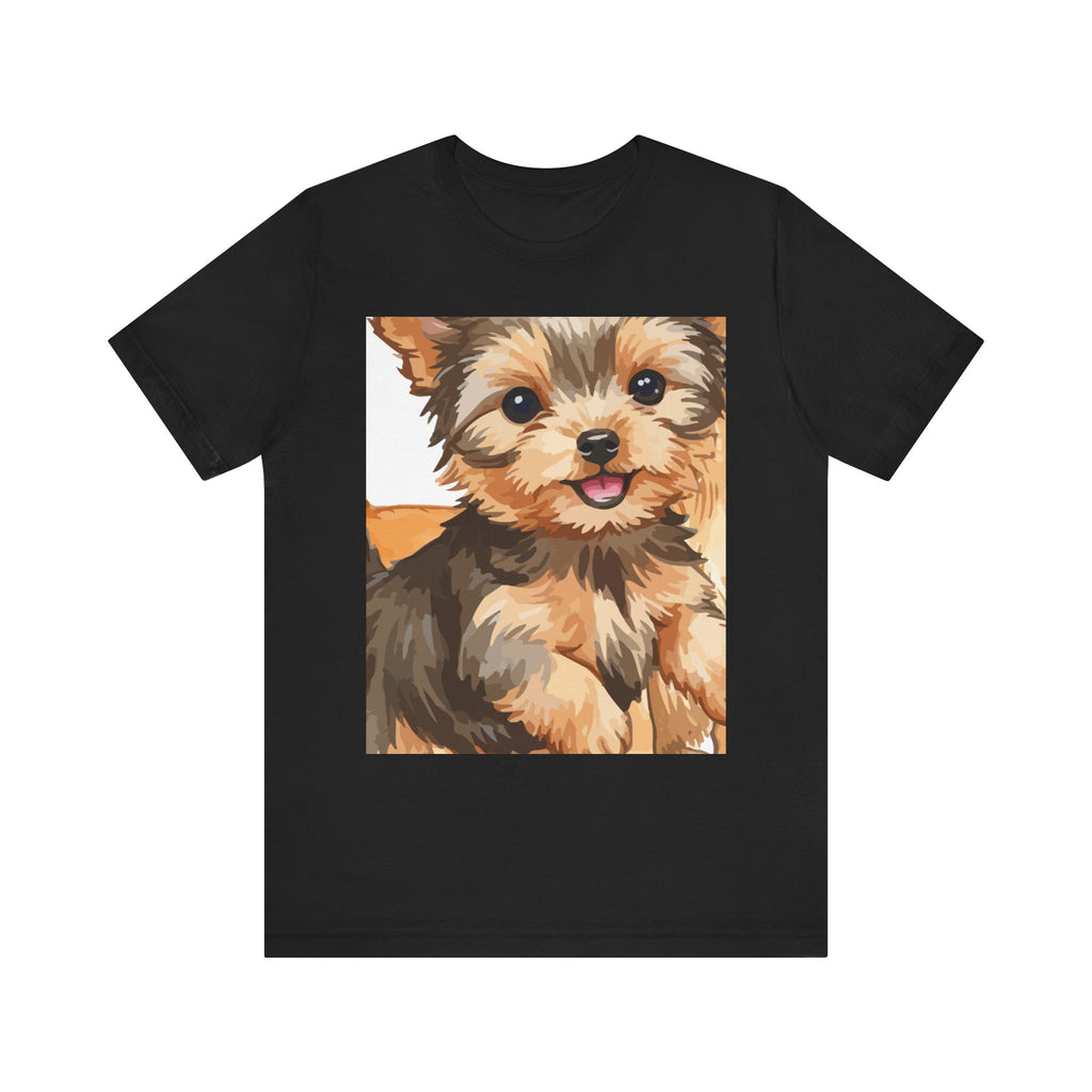 T-shirt com estampa de cachorrinho fofo, presente para amantes de animais de estimação, t-shirt com tema de cão