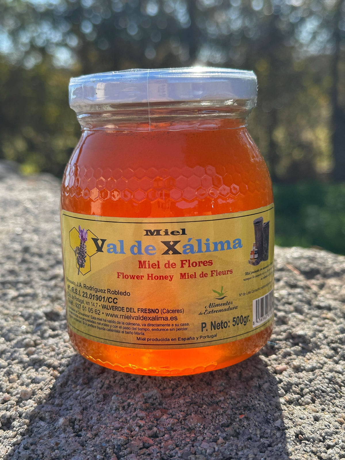 Geocakes Wildflower Honey Natural – Pure Serra da Gata 500g – authentic Portuguese food
