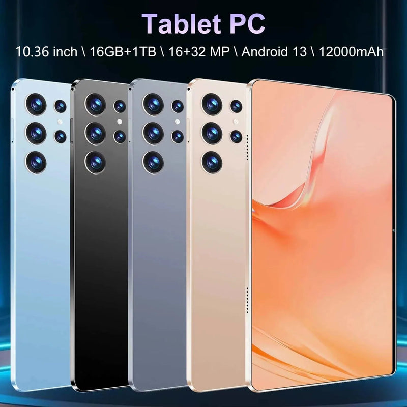 2025 5G New 10.36Inch Tablet Android 16GB RAM 1TB ROM Android 13.0 12000mAh - Loja Manuel Coelho